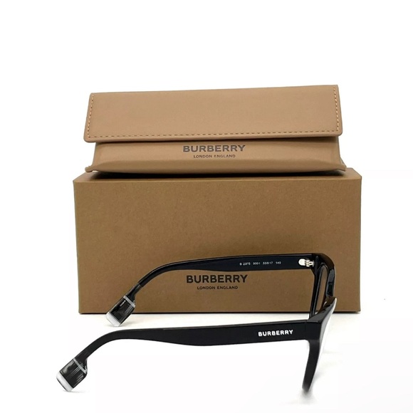 BURBERRY EVELYN BE2375 3001 Black / Demo Lens 53 Eyeglasses - Picture 4 of 4